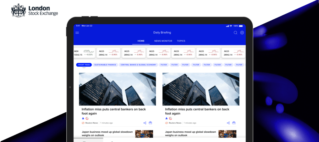 Tablet App concept –&nbsp;LSEG